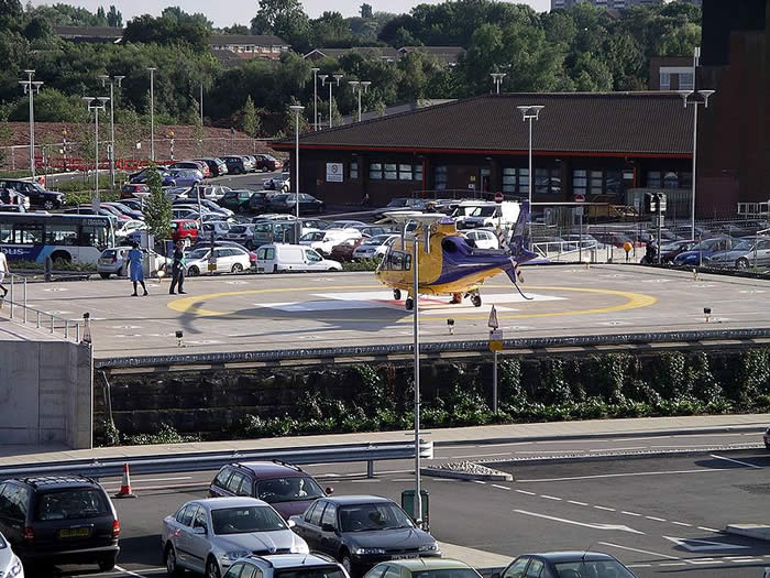 Air ambulance photograph