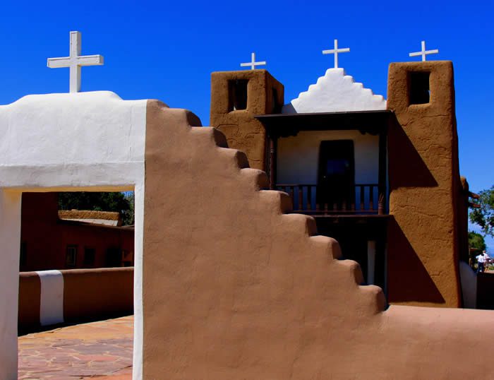 San Geronimo church 1850, Taos, New Mexico, Photography by Karol M
