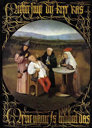 "Stone Operation" by Hieronymus Bosch