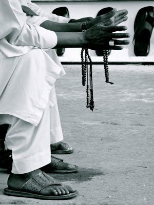 Muslim praying