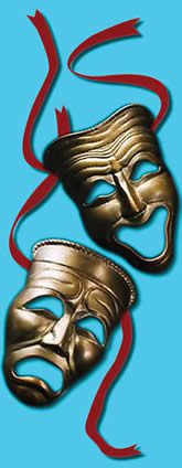 Tragedy/comedy masks
